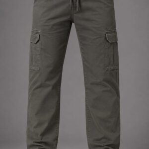 Olive Green Cargo Joggers
