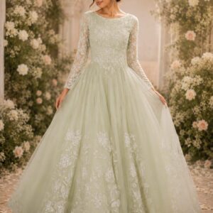 Elegant Embroidered Gown