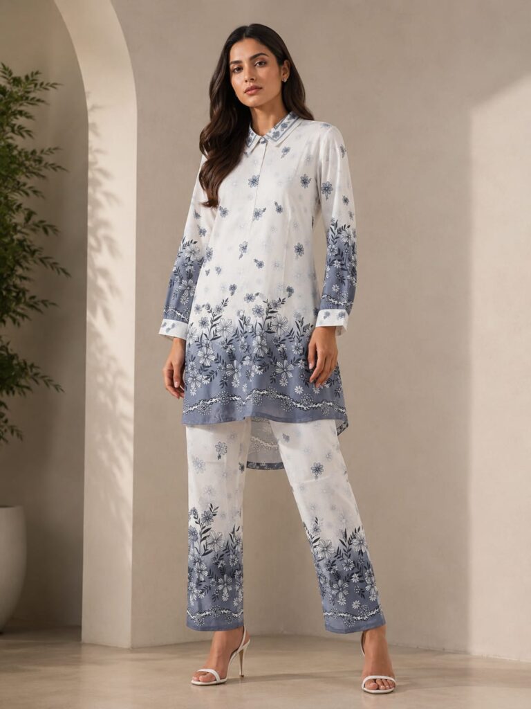 Floral Ethnic Co-Ord Set