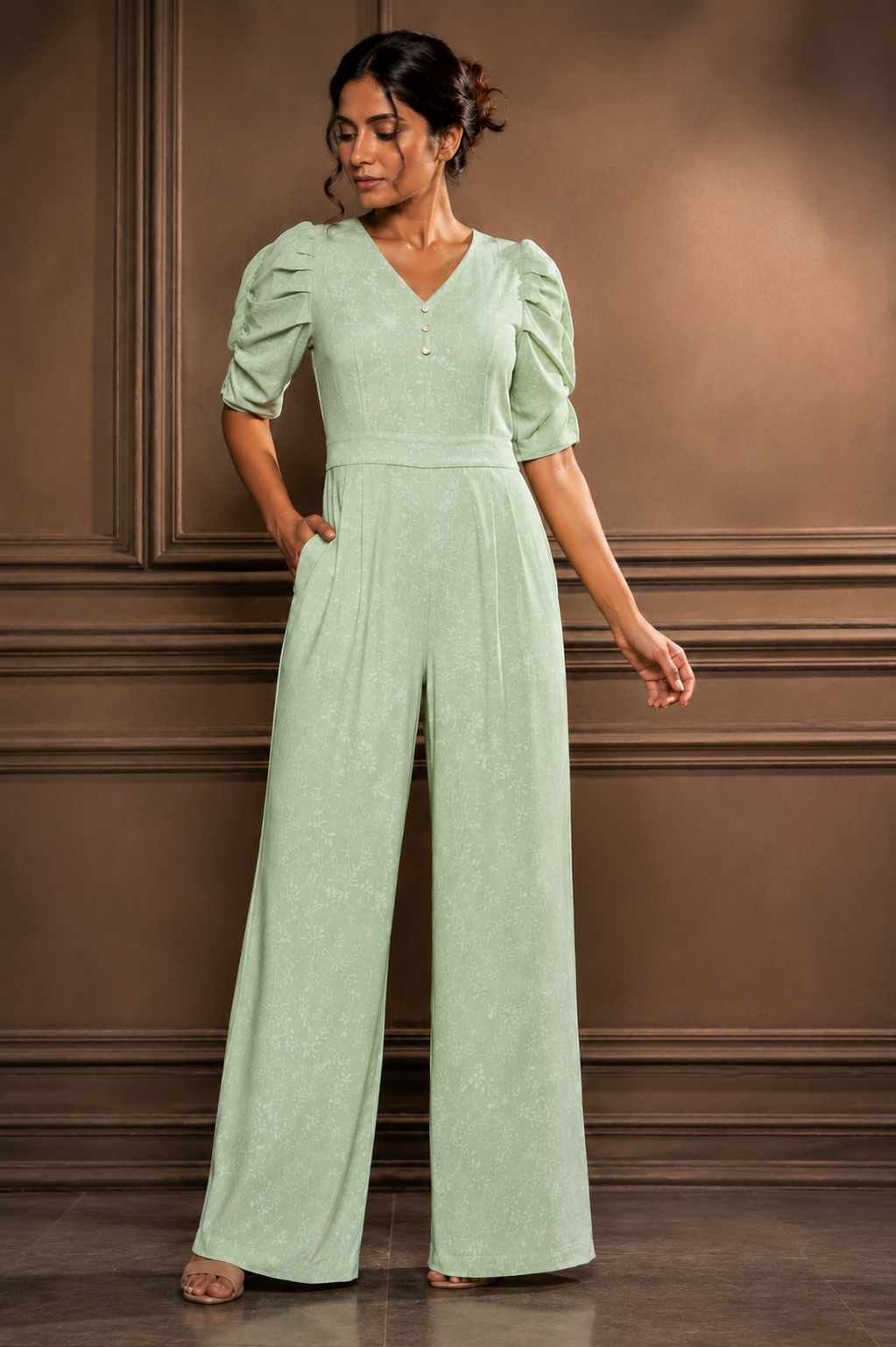 Elegant Wide Leg Jumpsuit