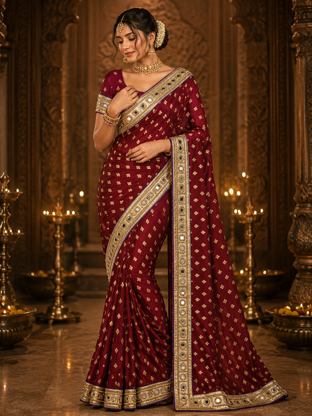 Bridal Reception Saree