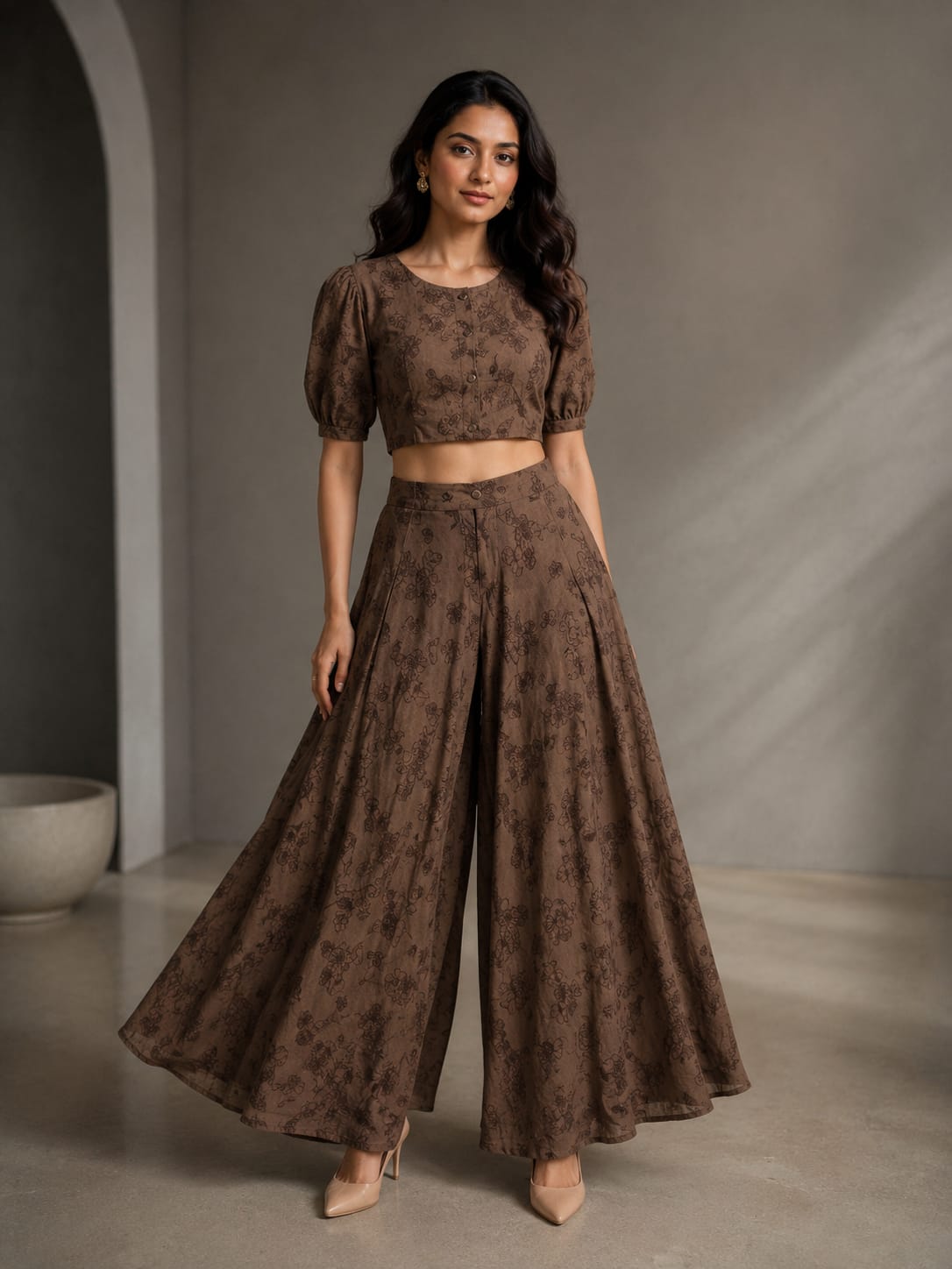 Elegant Ethnic Fusion Co-Ord Set