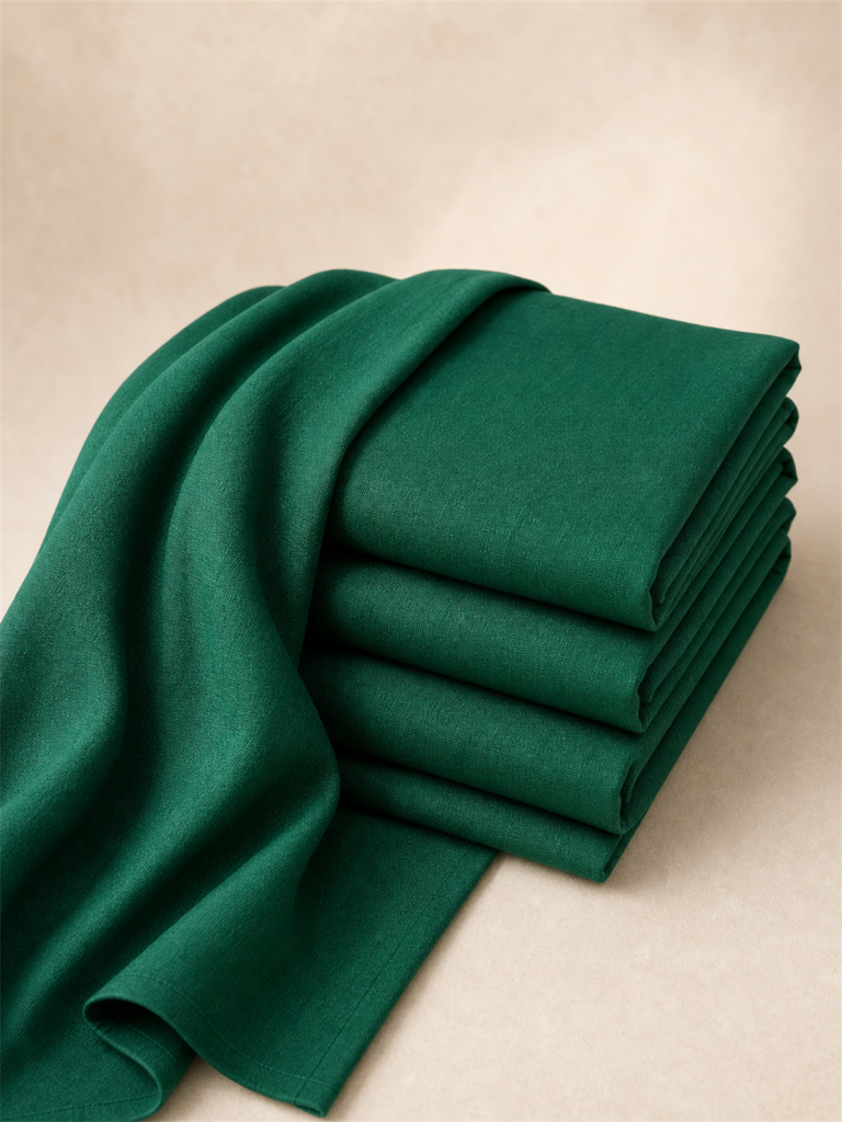 Premium Cotton Fabric - Emerald