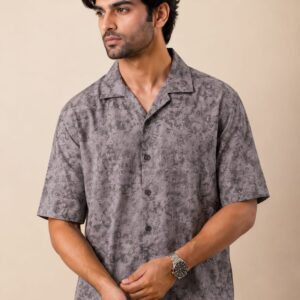 Men's Cuban Collar Shirt
