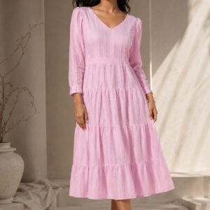 Elegant Tiered Midi Dress