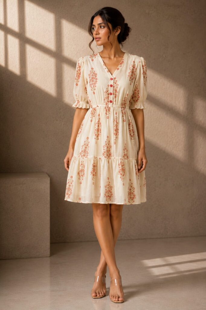 Feminine Fit and Flare Dress