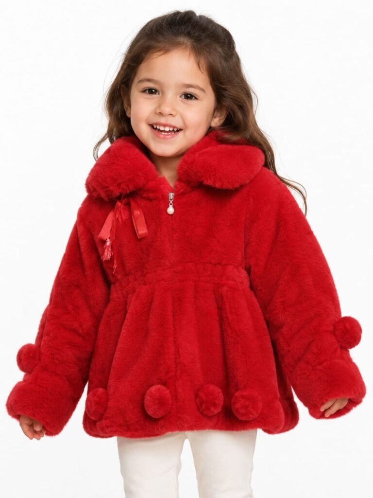 Kids Winter Faux Fur Jacket