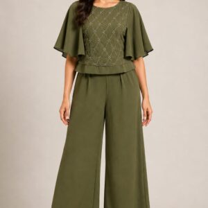 Olive Green Coord Set