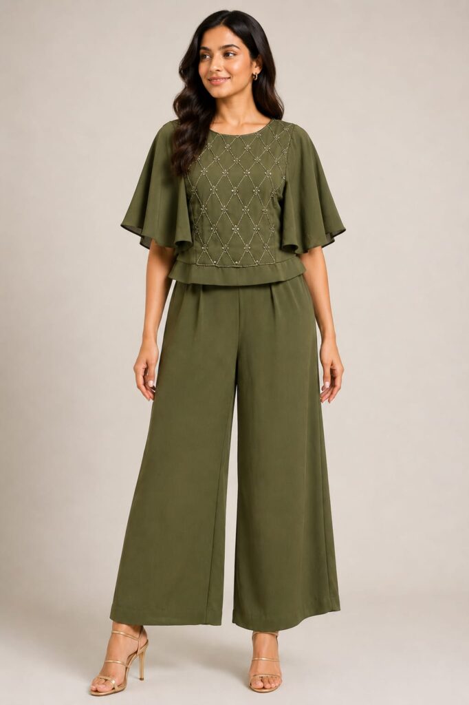 Olive Green Coord Set