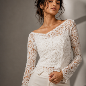Elegant Lace Party Top