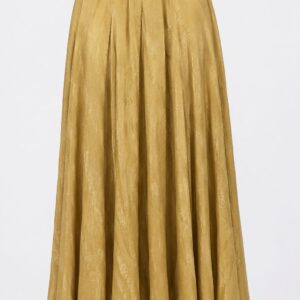 Printed Flared Maxi Skirt
