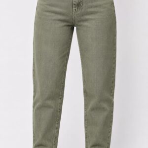 Olive High Waist Mom Fit Jeans