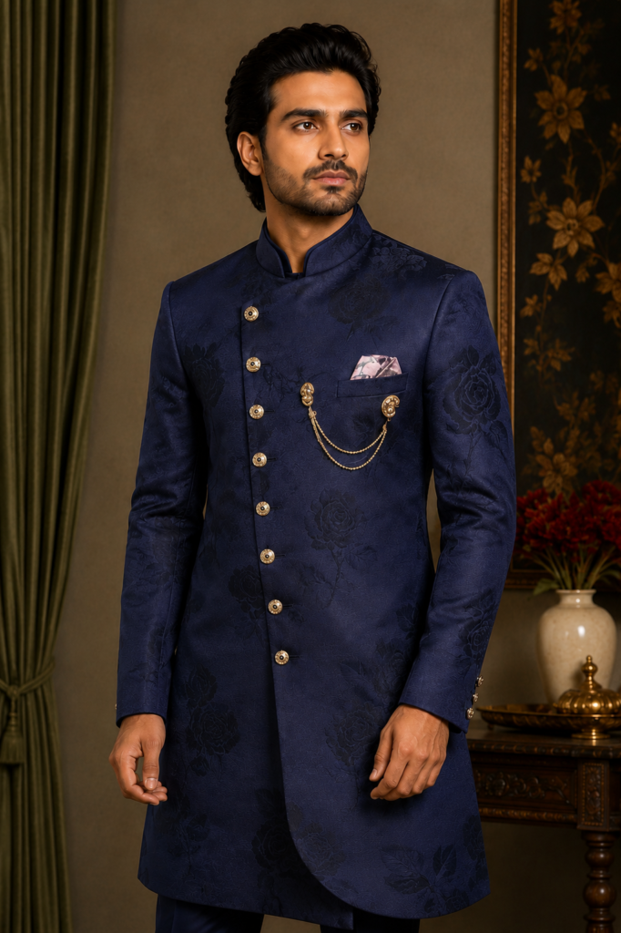 Royal Indo-Western Groom Sherwani