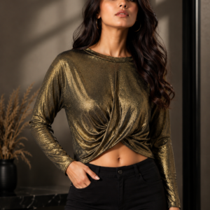 Twist Front Crop Top