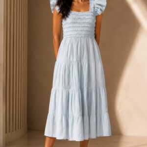 Elegant Tiered Maxi Dress