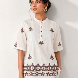Casual Ethnic Cotton Top