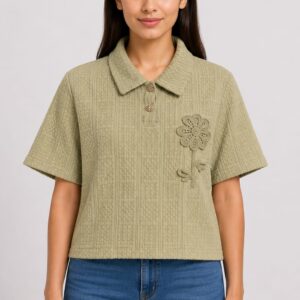 Girls Short Sleeve Polo Shirt
