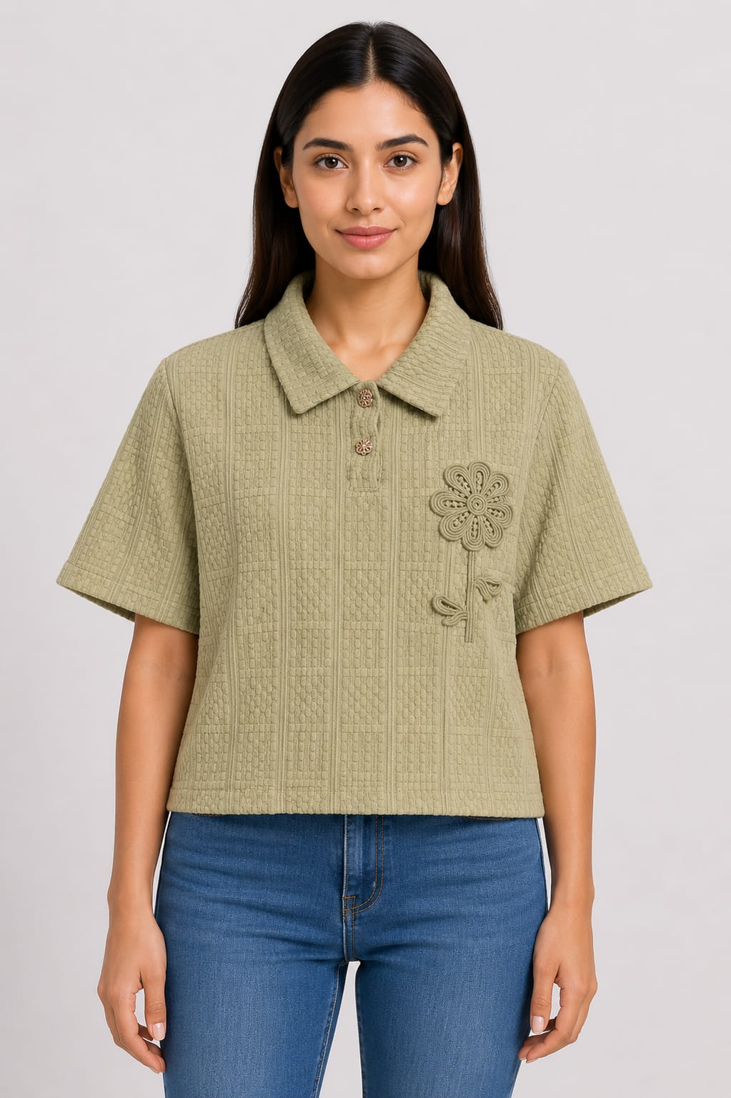 Girls Short Sleeve Polo Shirt