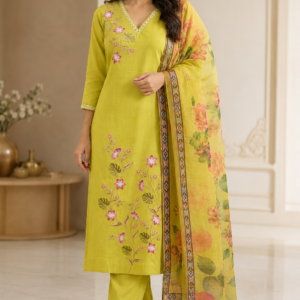 Floral Printed Kurta Set
