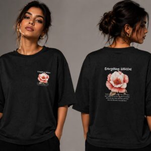 Floral Graphic Oversized T-Shirt