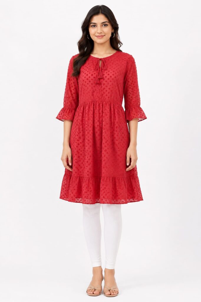 Indo Western Gathered Kurti