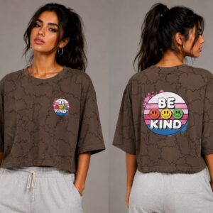 Be Kind Graphic Crop T-Shirt