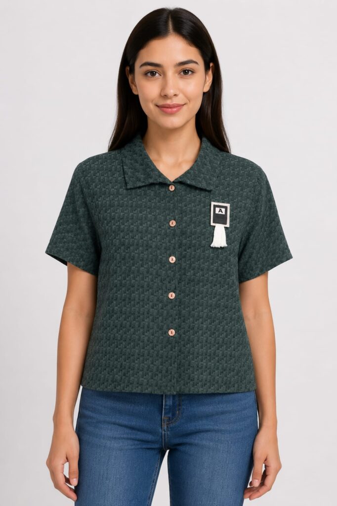 Girls Button-Down Shirt